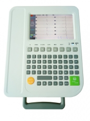 12 canaux 12 fils 7 "couleur TFT LCD écran ECG EKG machine