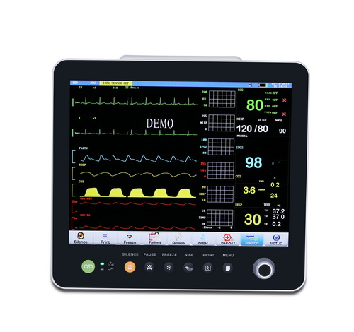 Moniteur patient 15 pouces 6 paramètres multiples