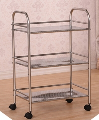 Chariot d'hôpital d'acier inoxydable