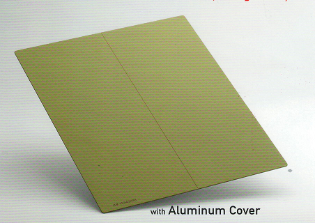 Grille radiographique avec couvercle en aluminium