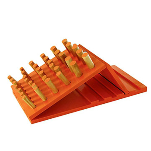 Panneau perforé en bois (inclinaison)