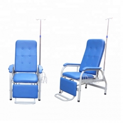 chaise d'infusion pliable et pratique avec panneau frontal