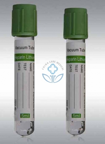 Tube de sang en héparine sodique PET 13 × 75 mm, 100 pièces