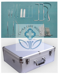 Kit d'instruments de chirurgie d'appendicectomie, 47 pièces